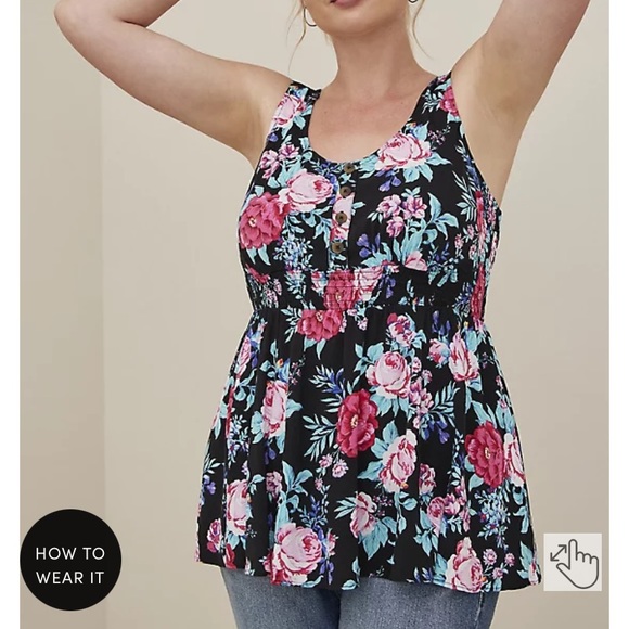 Torrid peplum a blouse - Picture 1 of 2